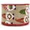 2.5&#x22; x 10yd. Burlap Wired Gnome Craft Christmas Ribbon